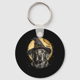 Womens Labrador Halloween Funny Cute Dog Black Lab Keychain