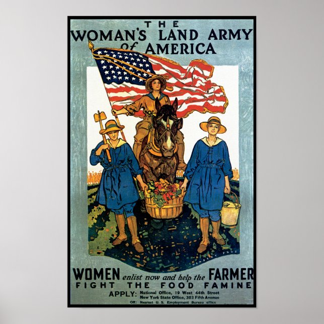 Women's Land Army Poster (Front)