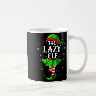 Womens Lazy Elf Christmas Girls Women Elf Squad Xm Coffee Mug