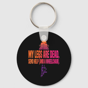 Womens Leg Day Funny Legs Are Government Agencyd Keychain
