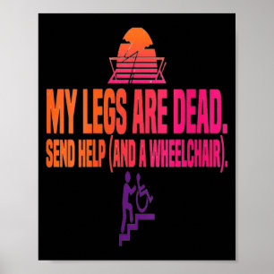Womens Leg Day Funny Legs Are Government Agencyd Poster