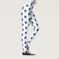 Women's Leggings-Patriotic Stars