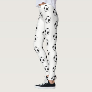 Women's Leggings-Soccer Balls Leggings