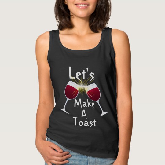 Women's Lets Toast To A Blessed Life Tank Top