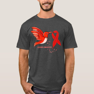 Womens Leukaemia Warrior  Leukaemia Awareness VNec T-Shirt