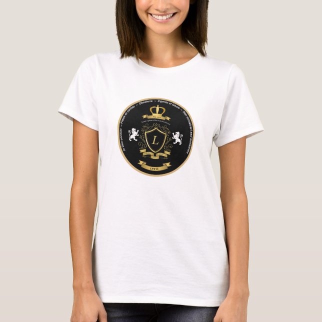 Womens Lewis Crest T-shirt (Front)