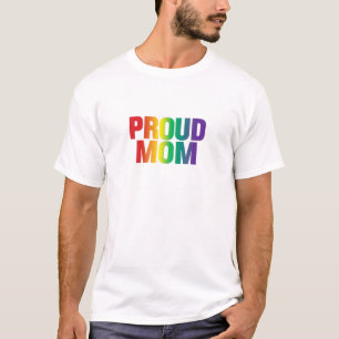 Womens LGBT Pride Awareness Month 2017 Proud Mom T T-Shirt