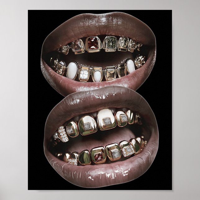 Women's Lips Print Graphic Y2k 2000s Vintage Summe (Front)