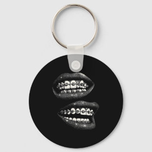 Women's Lips Print Graphic Y2k 2000s Vintage Summe Keychain