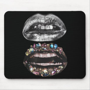 Women's Lips Print Graphic Y2k 2000s Vintage Summe Mouse Pad