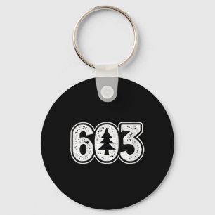Womens Live Or Die 603 Tree Nh Area Code New Hamps Keychain