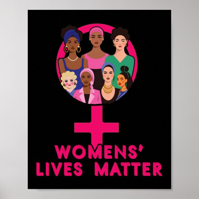 Womens' Lives Sticker  Poster (Front)