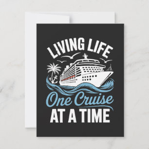 Women's Living Life One Cruise at A Time Holiday Card