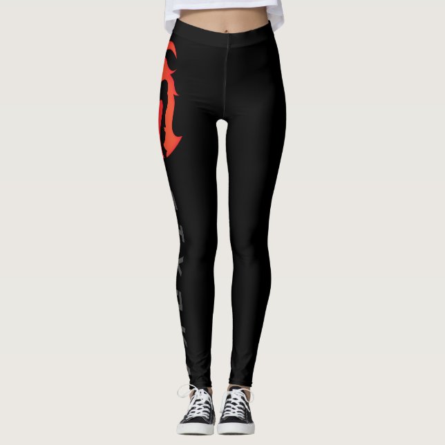 Women's Logo Print Leggings (Front)