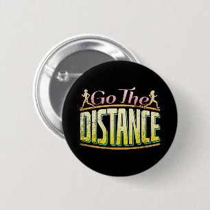 Womens Long Distance Running - Marathon Runner 2 Inch Round Button