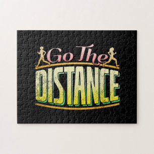 Womens Long Distance Running - Marathon Runner Jigsaw Puzzle