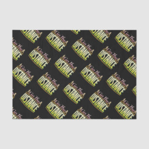 Womens Long Distance Running - Marathon Runner Tissue Paper