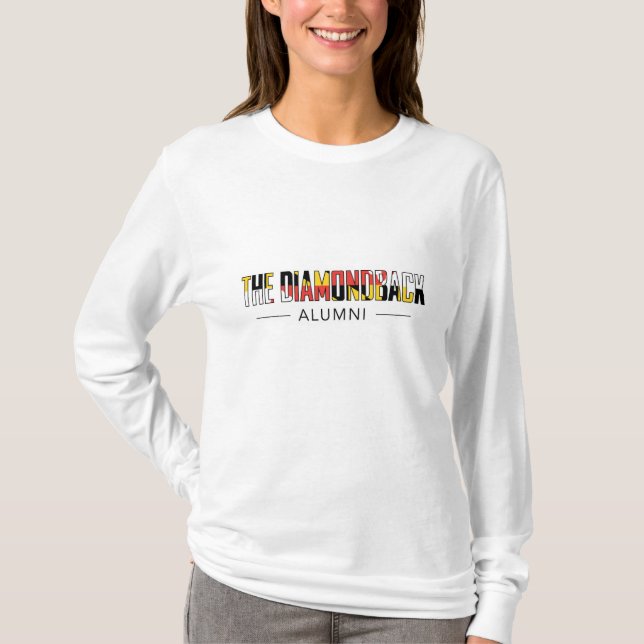 Women's Long Sleet T-Shirt with Alumni Logo (Front)