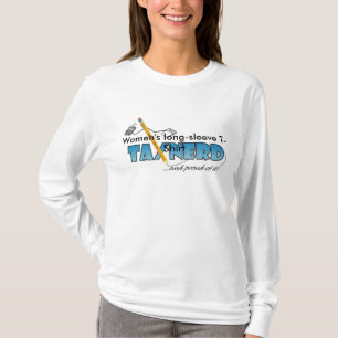 Women's Long Sleeve Tax Nerd t-shirt