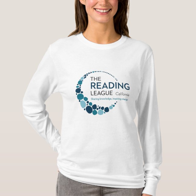 Women's long sleeve tee (slogan on back) (Front)