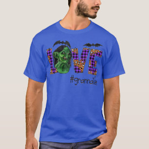 Womens Love halloween scary art Granna autumn gift T-Shirt