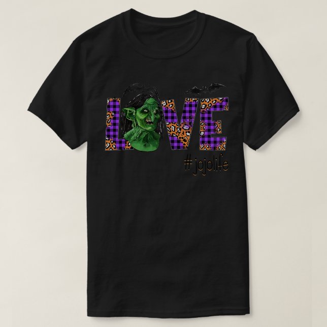 Womens Love halloween scary art Jojo autumn gift f T-Shirt (Design Front)