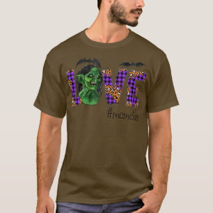 Womens Love halloween scary art Meme autumn gift f T-Shirt