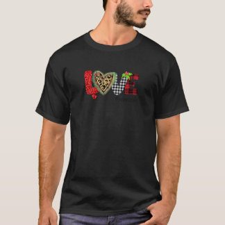 Womens Love Life Christmas Grandma Gift Sweet T-Shirt