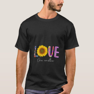 Womens Love One Another V Neck T-Shirt