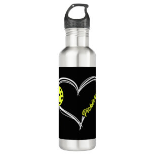 Womens Love Pickleball - cute pickleball match, I 710 Ml Water Bottle