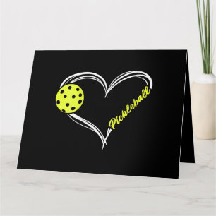 Womens Love Pickleball - cute pickleball match, I  Card