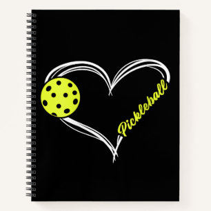 Womens Love Pickleball - cute pickleball match, I  Notebook