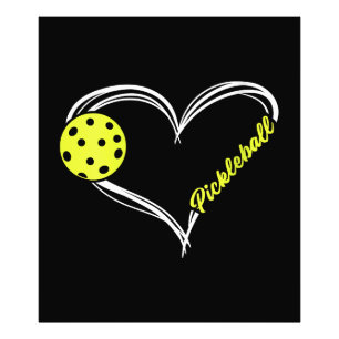 Womens Love Pickleball - cute pickleball match, I  Photo Print