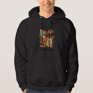 Womens Love Turkey Meemaw Life Thanksgiving Fall W Hoodie