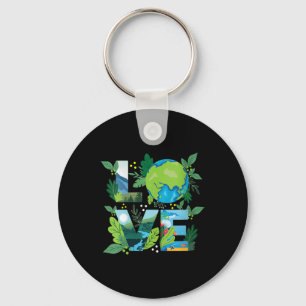 Womens Love World - Environmental Protection Keychain