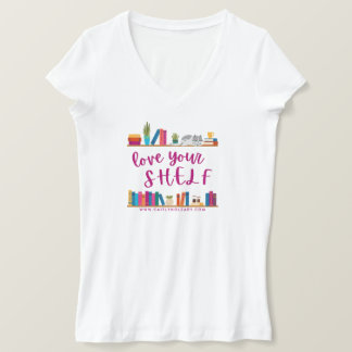Womens Love Your Shelf White Tshirt