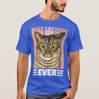 Womens Lovely cat lover love animals funny cat mom T-Shirt