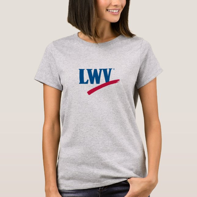 Women's LWV T-shirt Grey (Front)