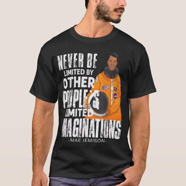 Womens Mae Jemison American Black Woman Astronaut  T-Shirt (Front)