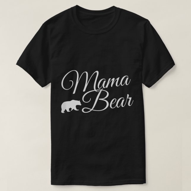 Womens Mama Bear  Momma Bear s  T-Shirt (Design Front)