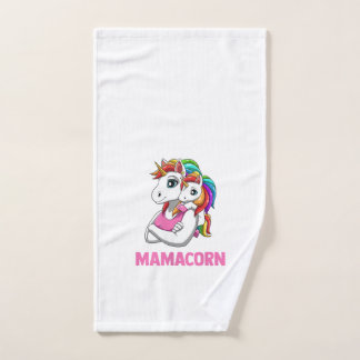 Womens Mamacorn - Mother Daughter Unicorns Tank To Hand Towel