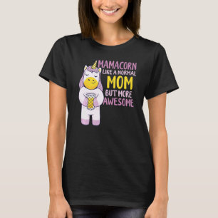 Womens Mamacorn Unicorn Costume Mom Mother's Day T-Shirt