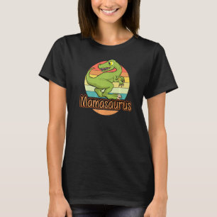 Womens Mamasaurus Cute Dinosaur Design Trex Mother T-Shirt
