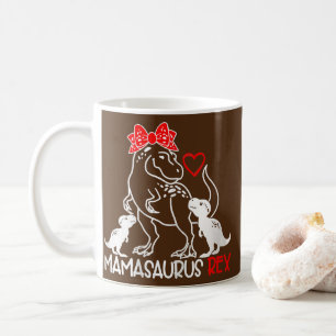 Womens Mamasaurus T Rex Dinosaur Funny Mama Coffee Mug