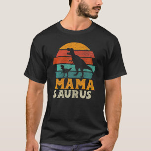Womens Mamasaurus T Rex Dinosaur Funny Mama Saurus T-Shirt