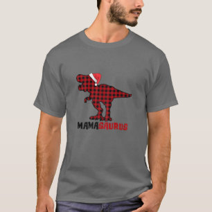 Womens Mamasaurus T Rex Dinosaur Mama Saurus Chris T-Shirt