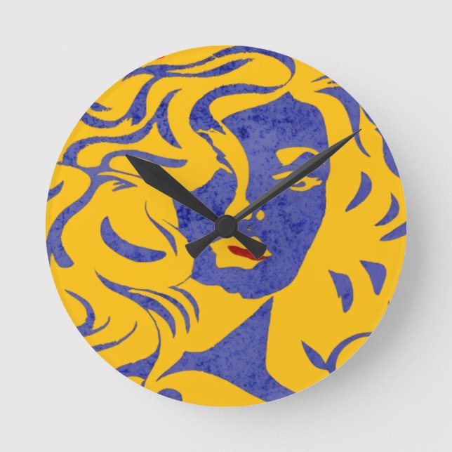 WOMEN'S MANIPULATE LESSONS LEARN WALL CLOCK  (Front)