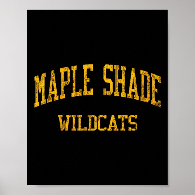 Womens Maple Shade High School Hs Maple Shade Nj V Poster (Front)