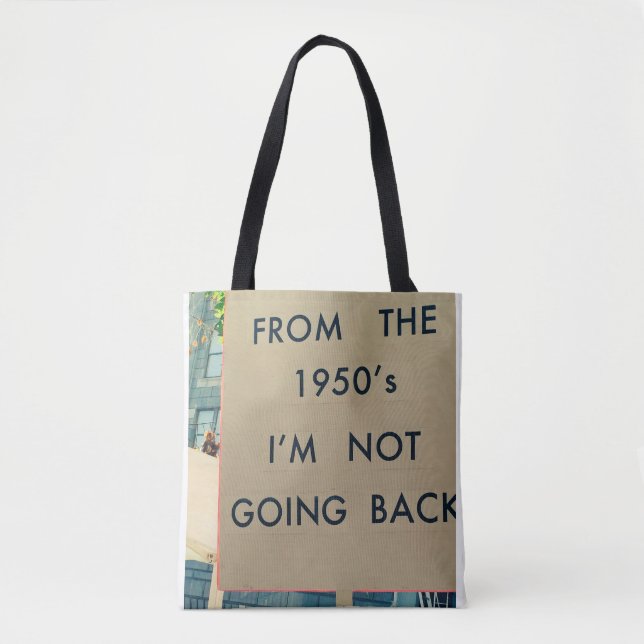 Women's March 2018 Clever Signs Tote Bag (Front)