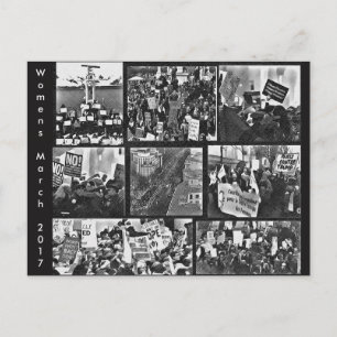 Women's March Memorabilia Postcard